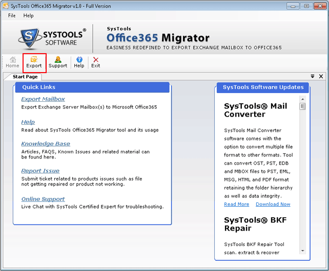 exchange to office 365 exporter